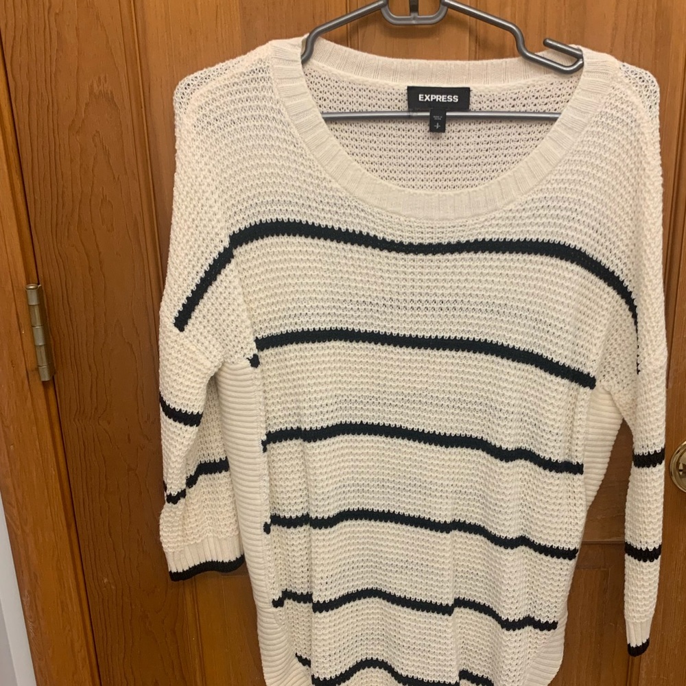express womens striped sweater - Picture 2 of 4